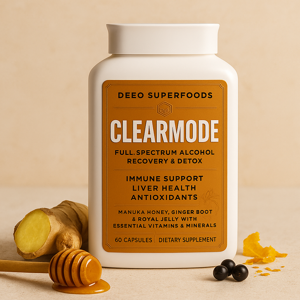 CLEARMODE Recovery Capsules – Liver, Immune & Brain Fog Support