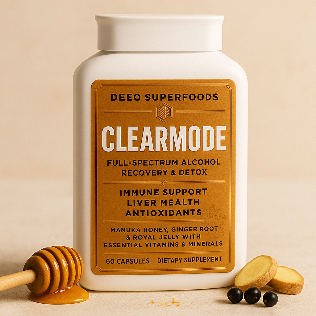 CLEARMODE Recovery Capsules – Liver, Immune & Brain Fog Support
